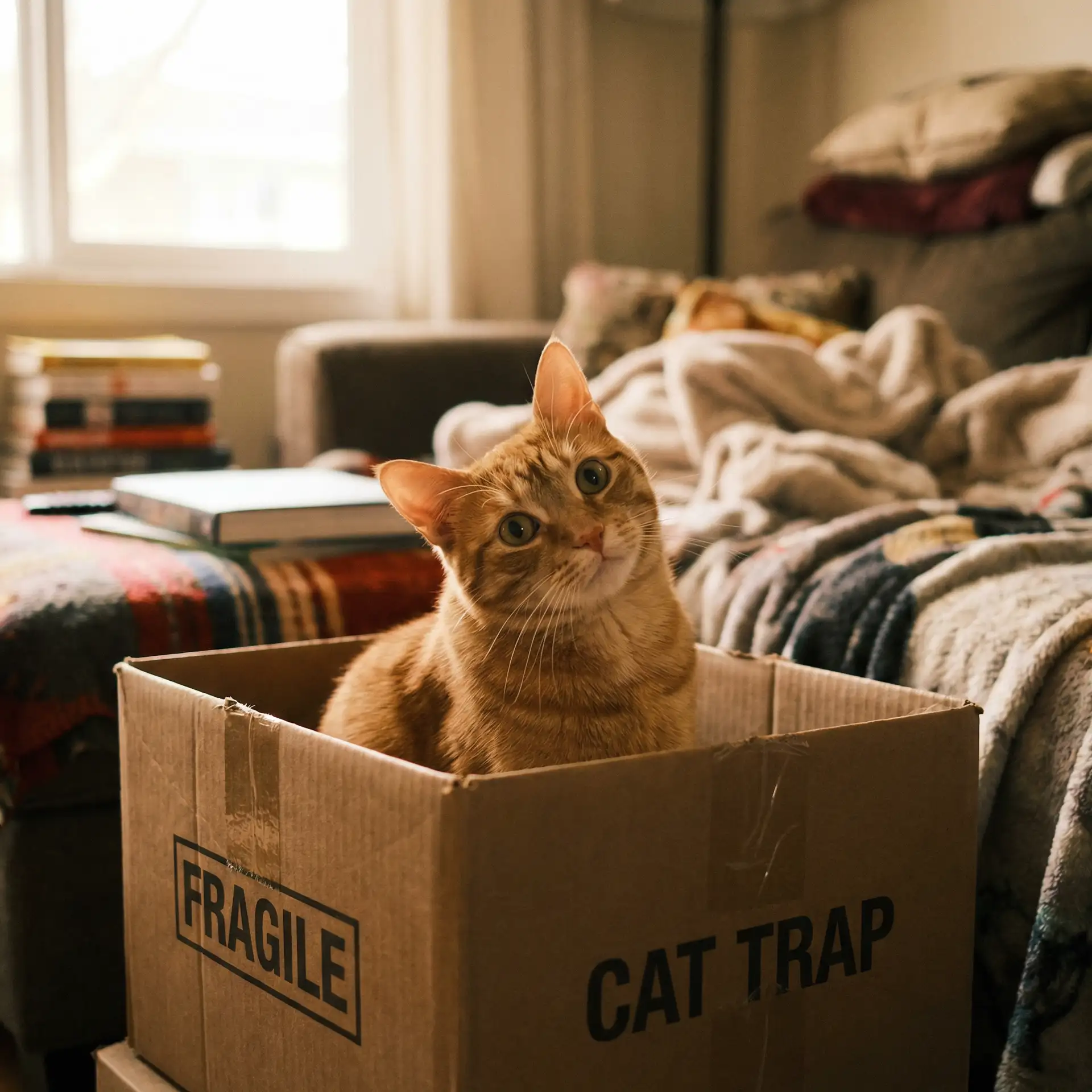 橘猫躲在纸箱里 - www.7视频分类在线观看